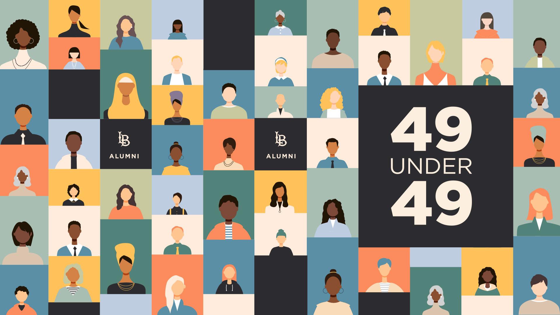 49 Under 49 graphic